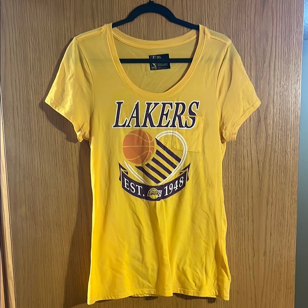 NBA Lakers Yellow Women's Top